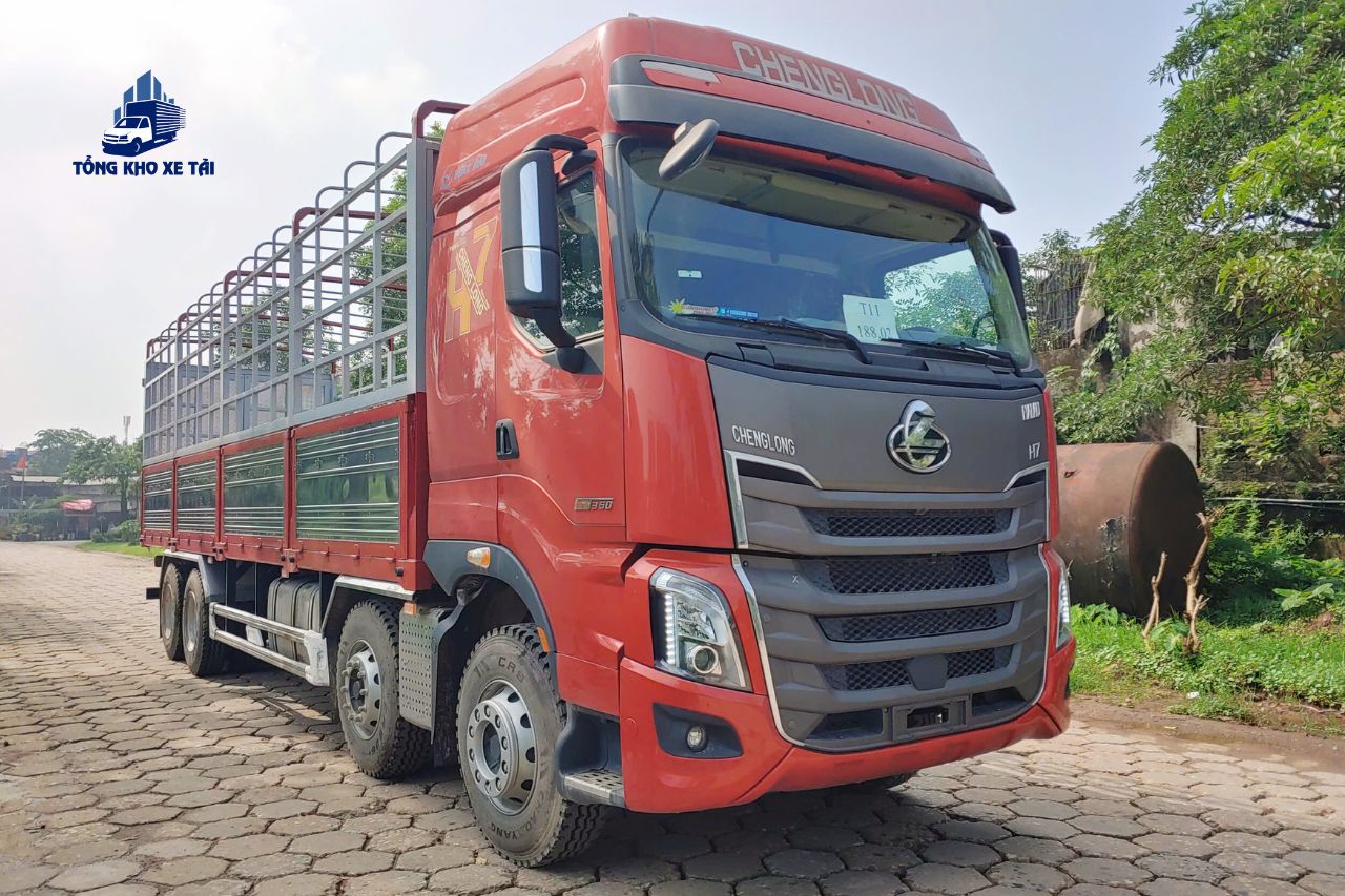 ChengLong 4 chân H7 360HP thùng bạt cao 2m52 mới nhất